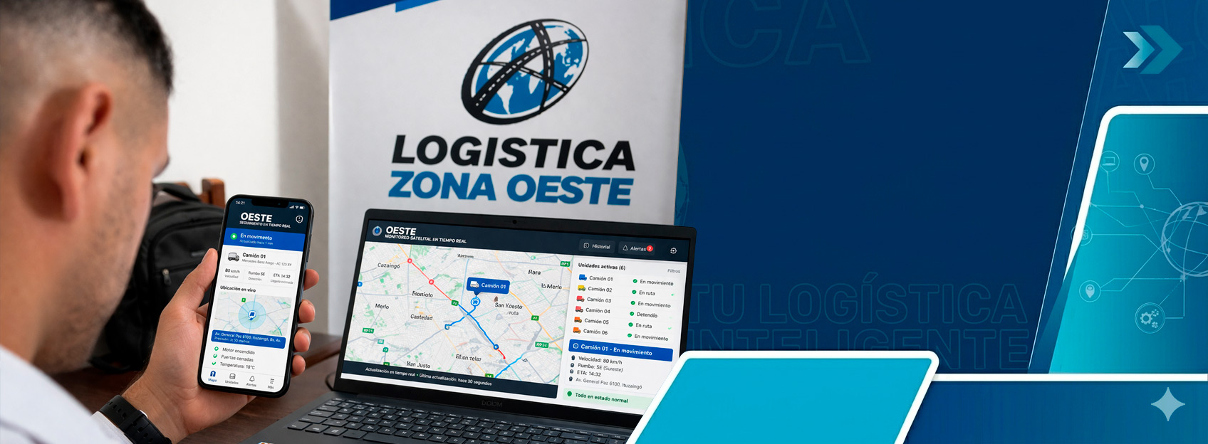 Logística Zona Oeste. Transporte y Fletes de Cargas Generales, Maquinarias, Mudanzas y Cargas Peligrosas.